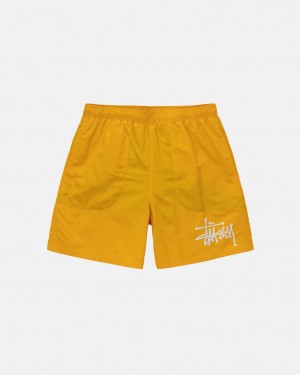 Stussy Big Basic Wasser Kurzes Bademode Herren Gelb Österreich | CRW-9780