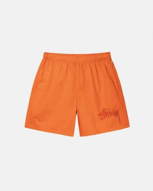 Stussy Big Stock Nylon Kurzes Kurze Hose Damen Orange Österreich | SRG-6542