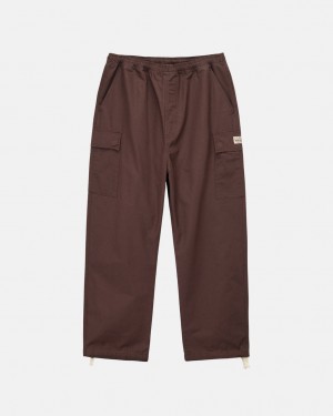 Stussy Ripstop Cargo Beach Pant Hose Damen Braun Österreich | VAW-6497