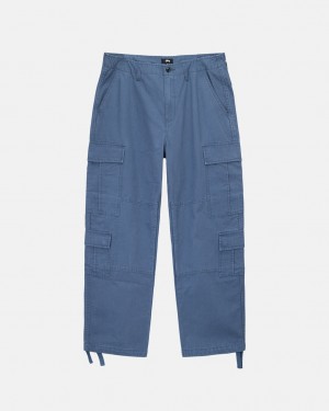 Stussy Ripstop Surplus Cargo Hose Herren Blau Österreich | SRJ-2881