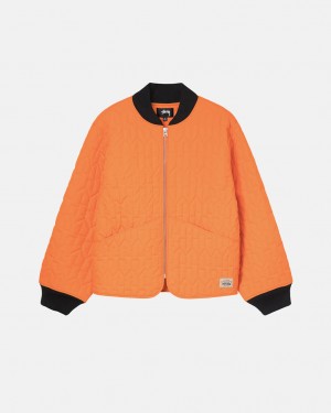 Stussy S Gesteppt Liner Jacket Jacken Herren Orange Österreich | ONF-3441