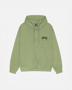 Stussy Skate Tough Zip Hoodie Hoodie Damen Grün Österreich | UJN-2562