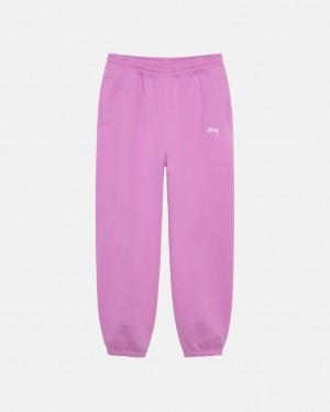 Stussy Stock Logo Sweatpant Sweathose Damen Lila Österreich | TXU-4706